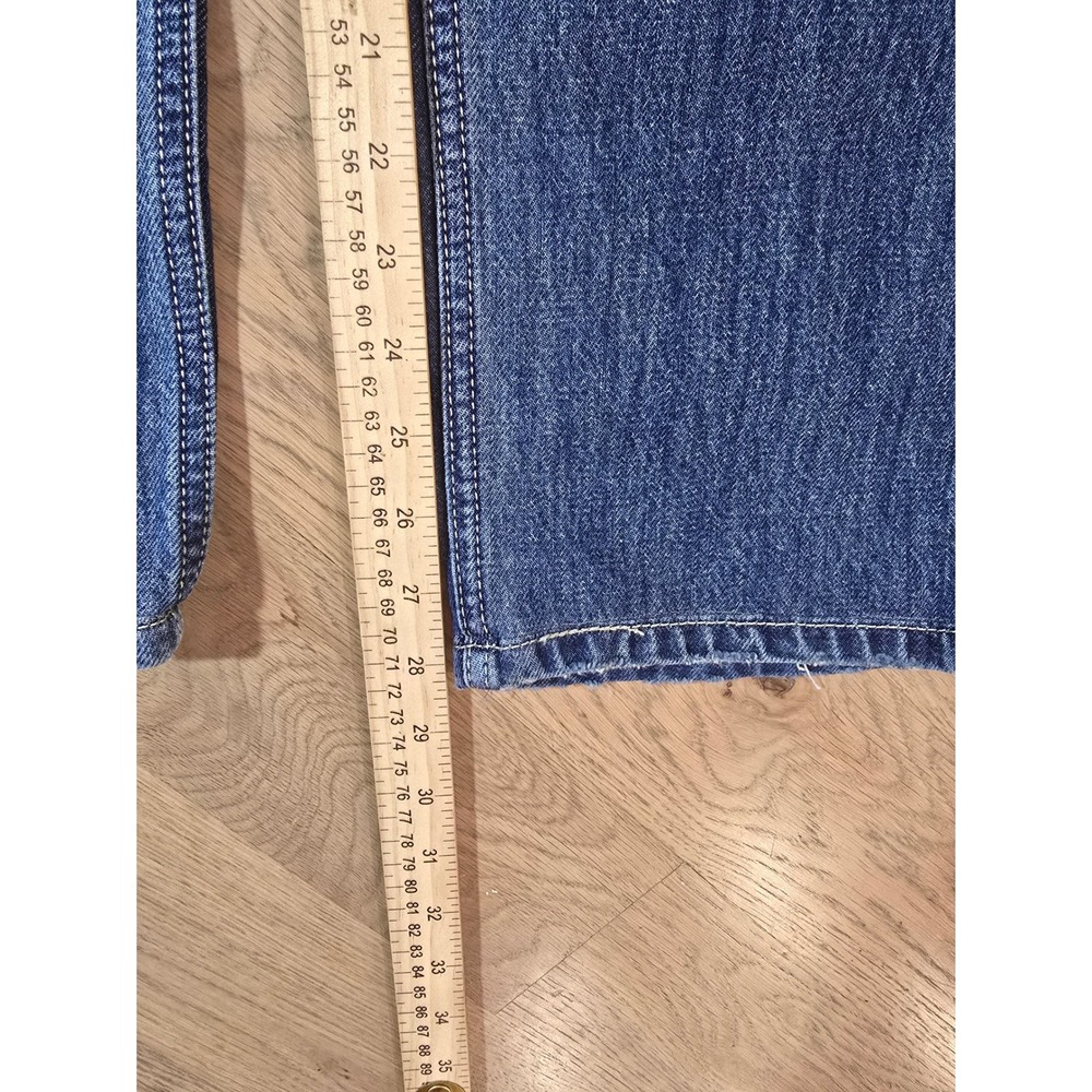 Levi Strauss Co Low Pro Straight Womens Blue Denim Jeans Size 26 - Picture 5 of 10
